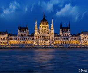 yapboz Macaristan Parlamento Binası